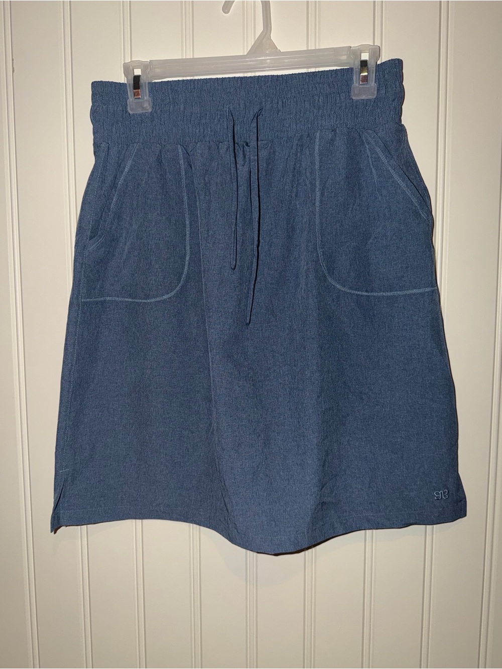 Albion Navy Drawstring Athletic Skirt